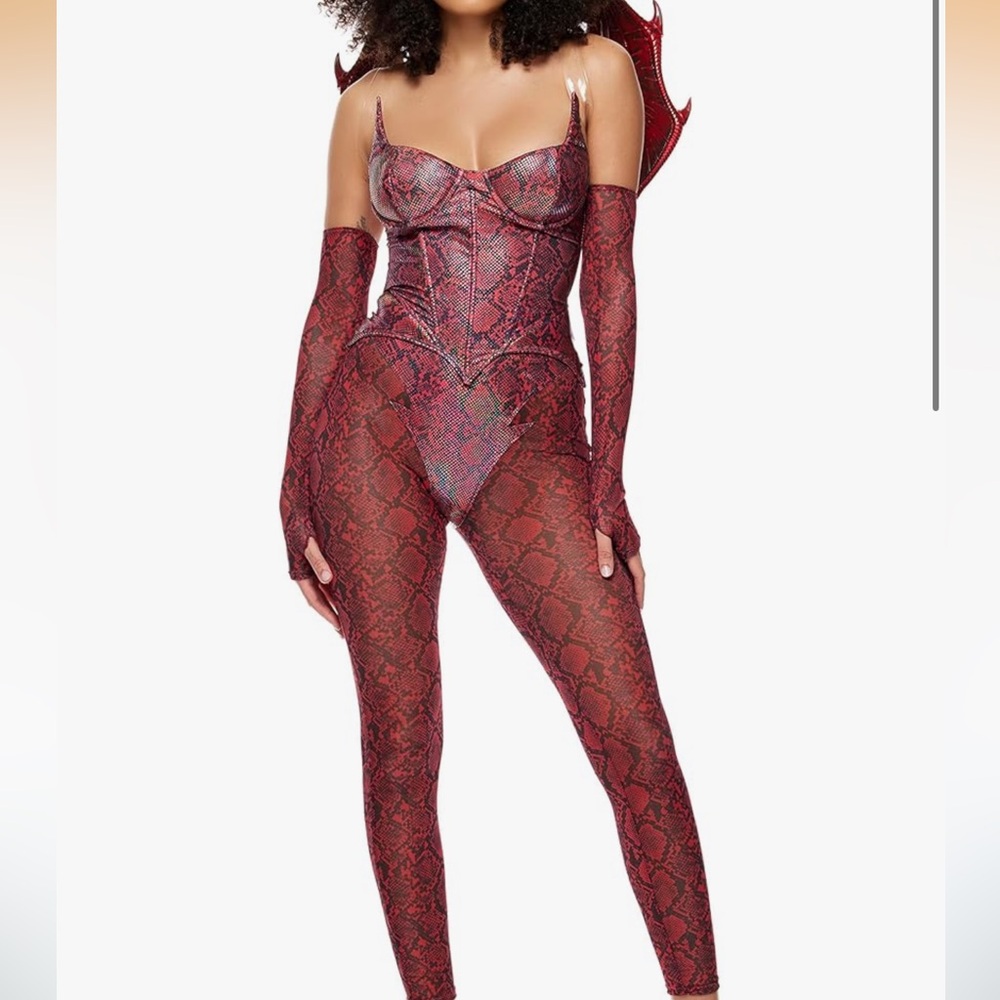 Forplay Red Dragon Costume CAN SHIP ON 10/27!